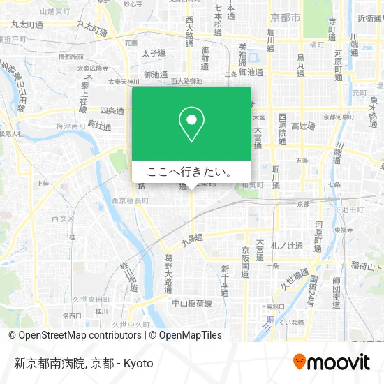 新京都南病院地図