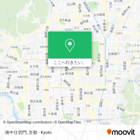 南中仕切門地図