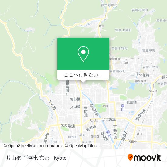 片山御子神社地図