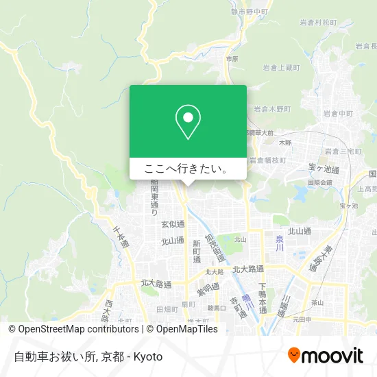 自動車お祓い所地図