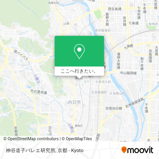 神谷道子バレエ研究所地図