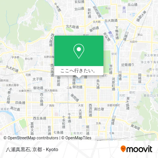 八瀬真黒石地図