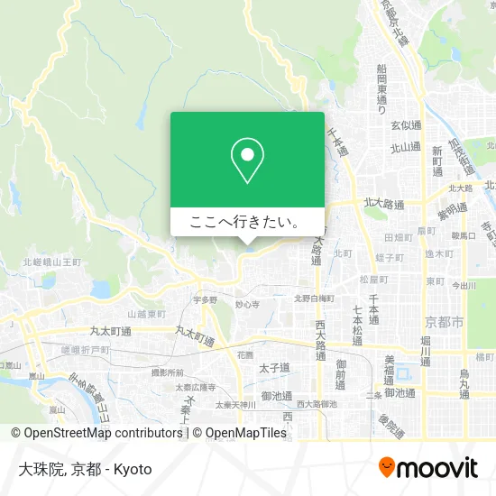 大珠院地図