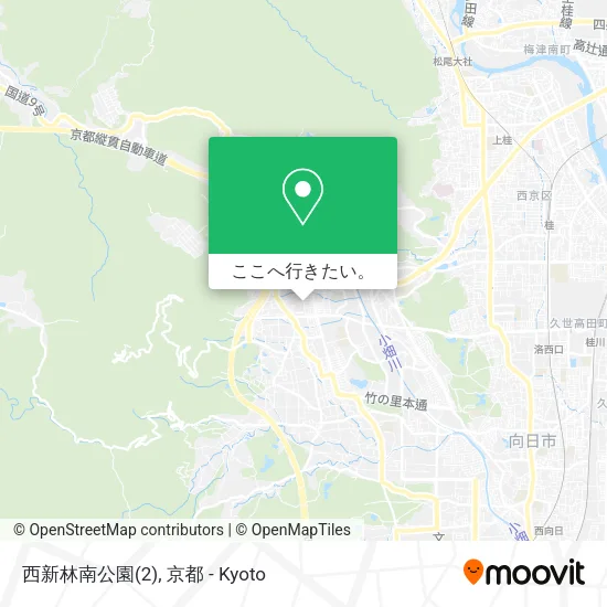 西新林南公園(2)地図