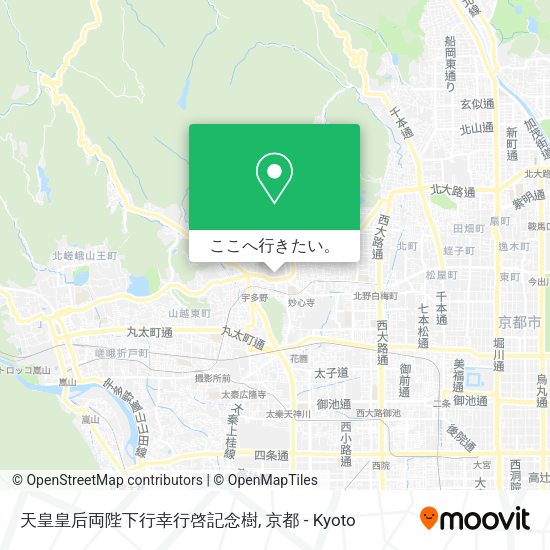 天皇皇后両陛下行幸行啓記念樹地図