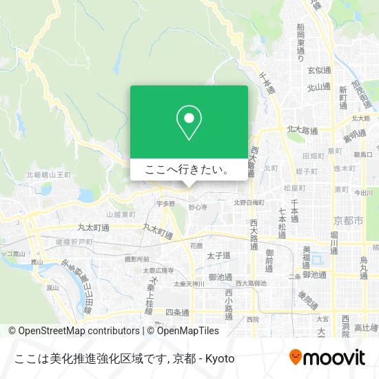 ここは美化推進強化区域です地図