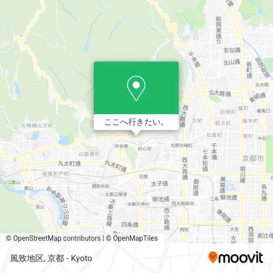 風致地区地図