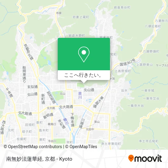 南無妙法蓮華経地図