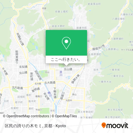 区民の誇りの木モミ地図