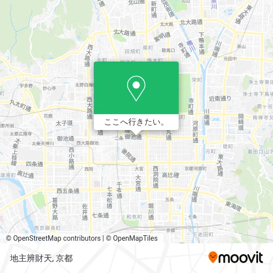 地主辨財天地図