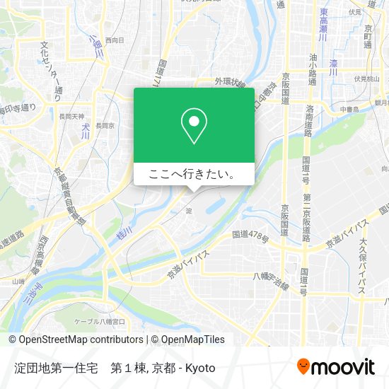 淀団地第一住宅　第１棟地図