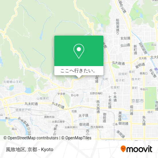 風致地区地図