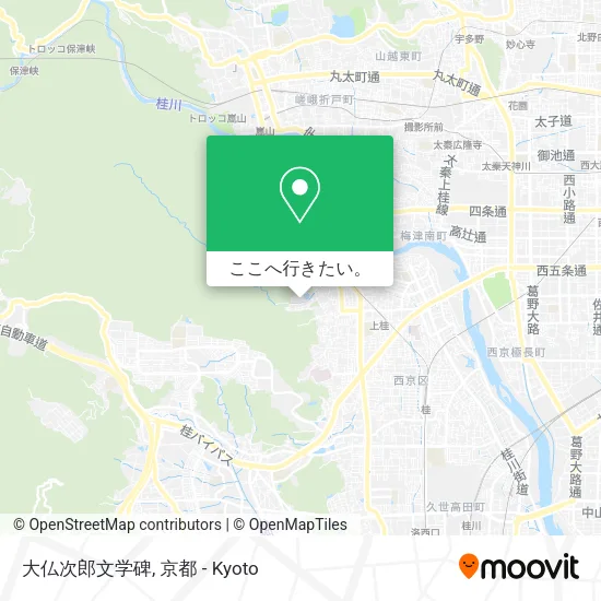 大仏次郎文学碑地図