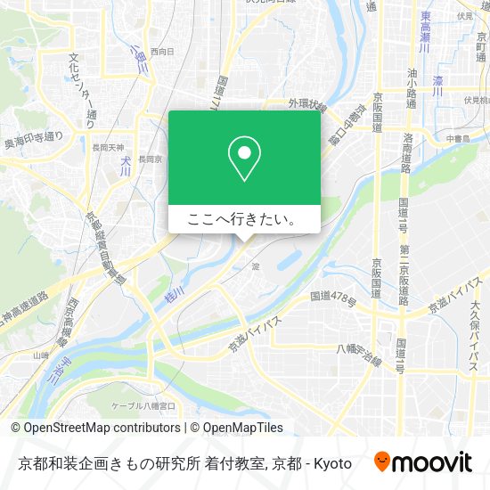 京都和装企画きもの研究所 着付教室地図