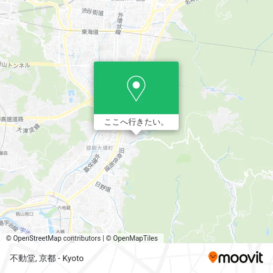 不動堂地図