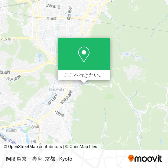 阿闍梨寮　壽庵地図