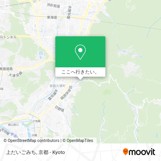 上だいごみち地図