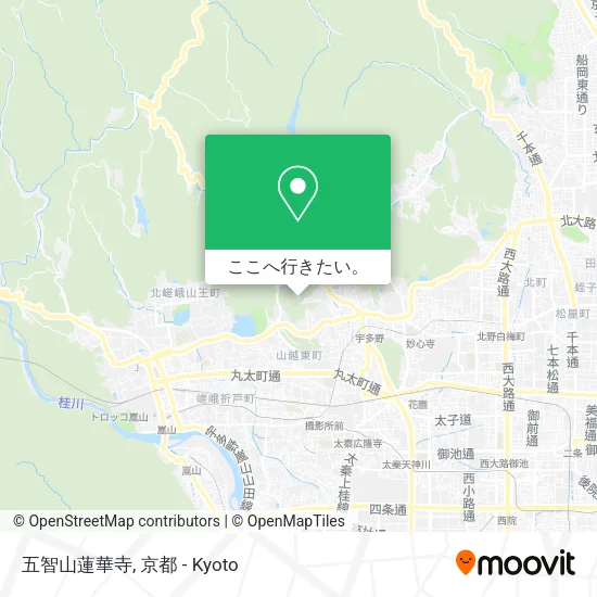 五智山蓮華寺地図