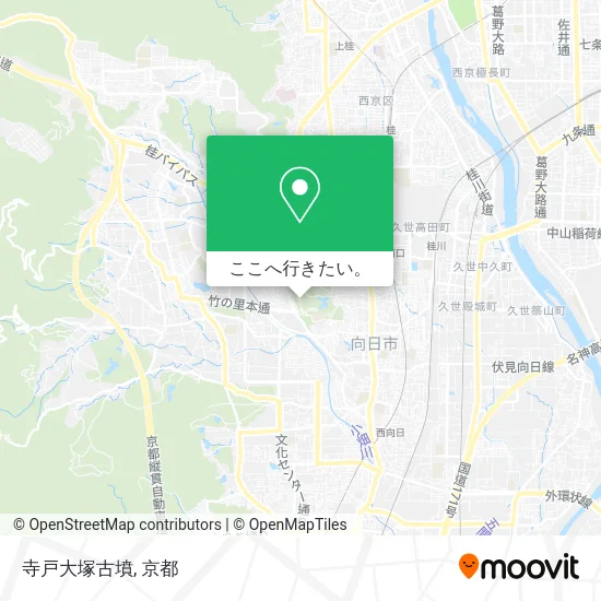 寺戸大塚古墳地図