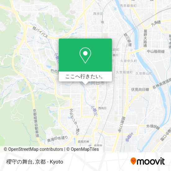 櫻守の舞台地図