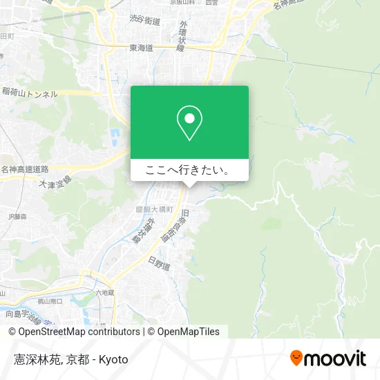 憲深林苑地図