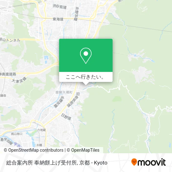 総合案内所 奉納餅上げ受付所地図