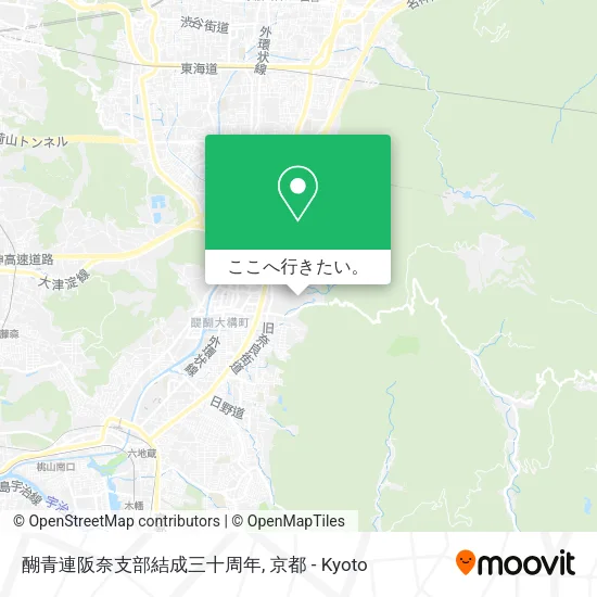 醐青連阪奈支部結成三十周年地図
