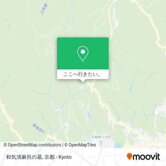 和気清麻呂の墓地図