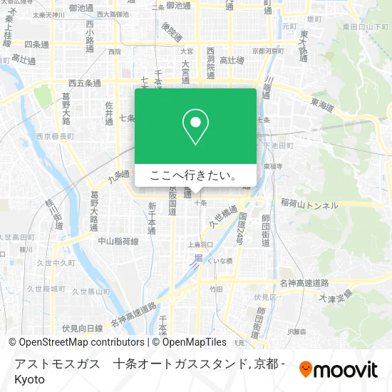 アストモスガス　十条オートガススタンド地図