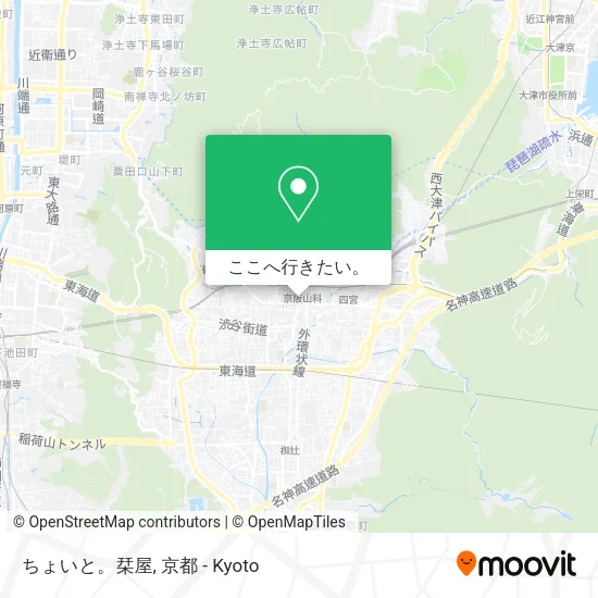 ちょいと。栞屋地図