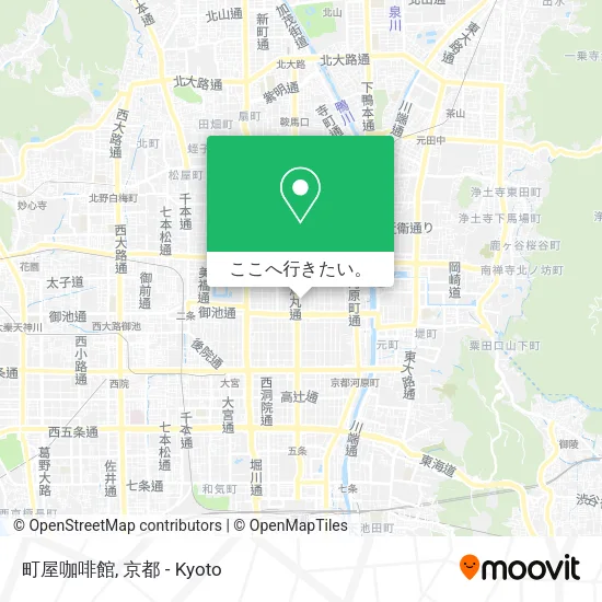 町屋咖啡館地図
