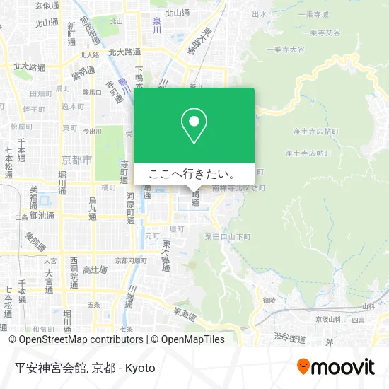 平安神宮会館地図