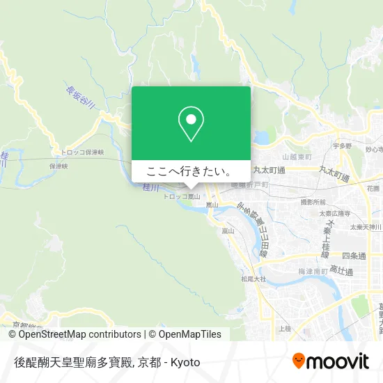 後醍醐天皇聖廟多寶殿地図