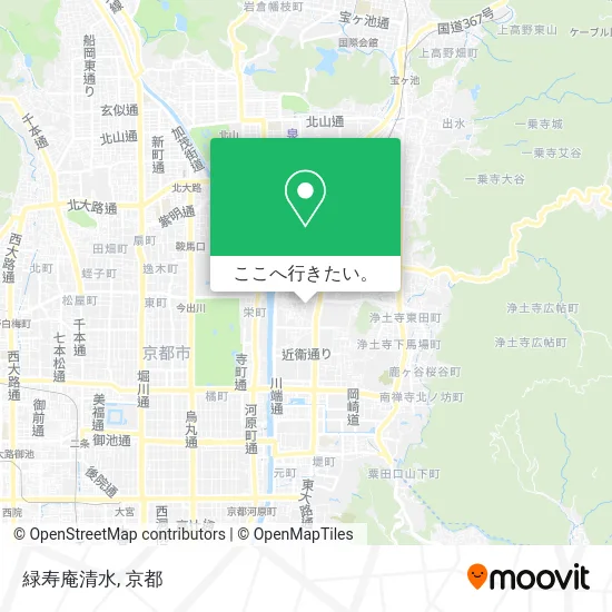 緑寿庵清水地図