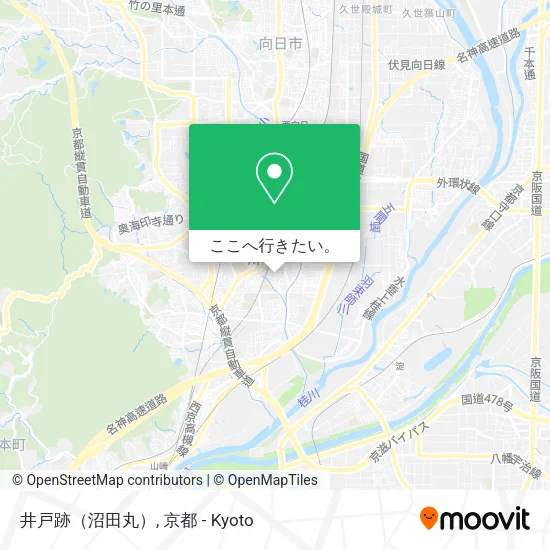 井戸跡（沼田丸）地図