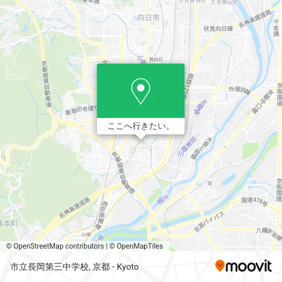 市立長岡第三中学校地図
