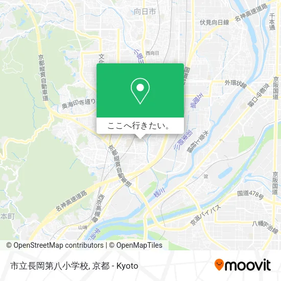市立長岡第八小学校地図