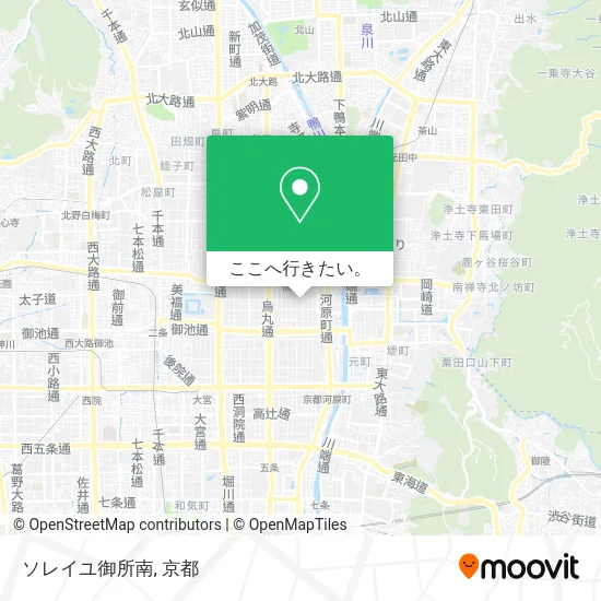 ソレイユ御所南地図