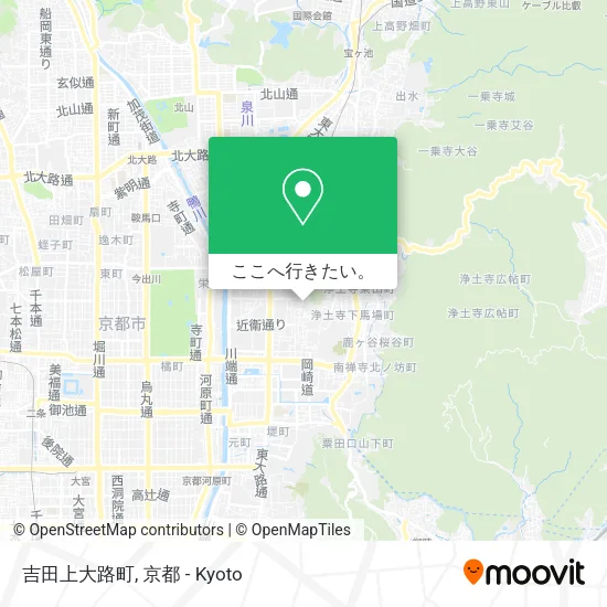 吉田上大路町地図