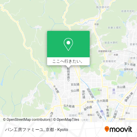パン工房ファミーユ地図