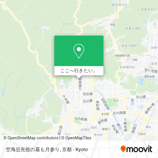 空海忌先祖の墓も月参り地図