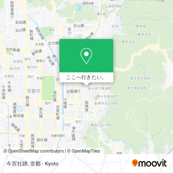 今宮社跡地図