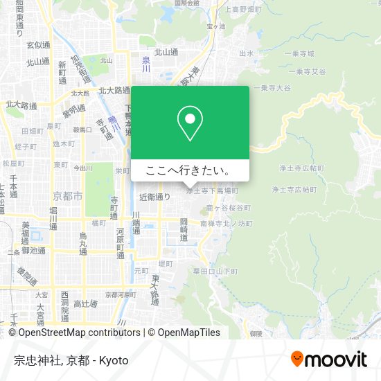 宗忠神社地図