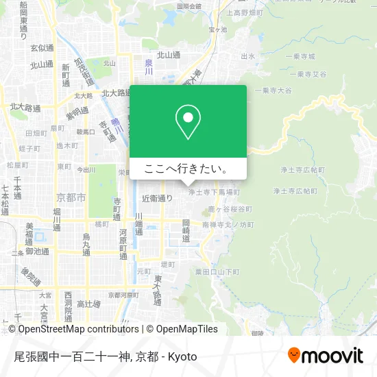 尾張國中一百二十一神地図