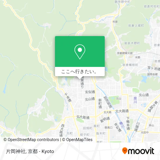 片岡神社地図