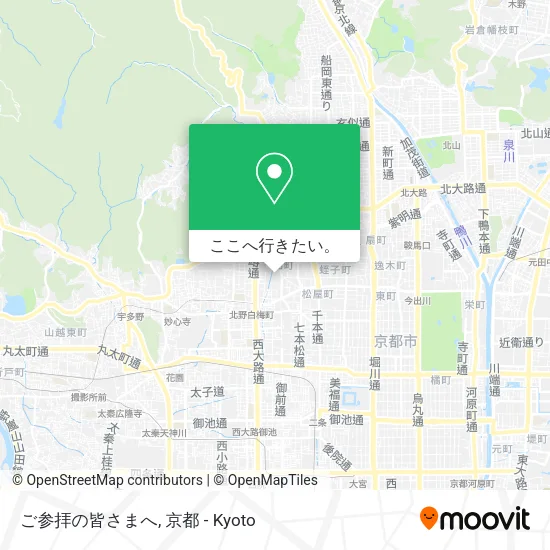 ご参拝の皆さまへ地図