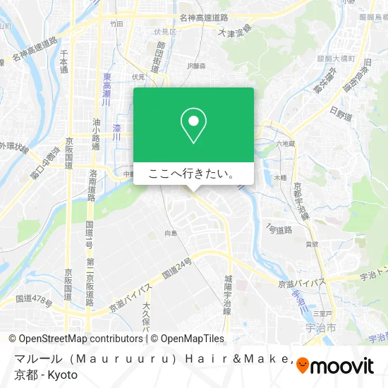 マルール（Ｍａｕｒｕｕｒｕ）Ｈａｉｒ＆Ｍａｋｅ地図