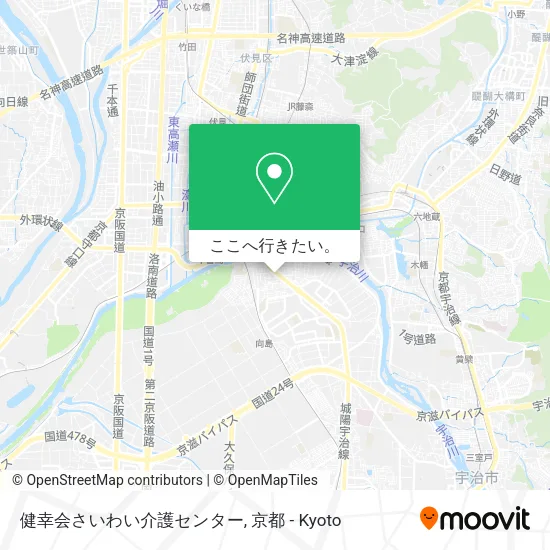 健幸会さいわい介護センター地図