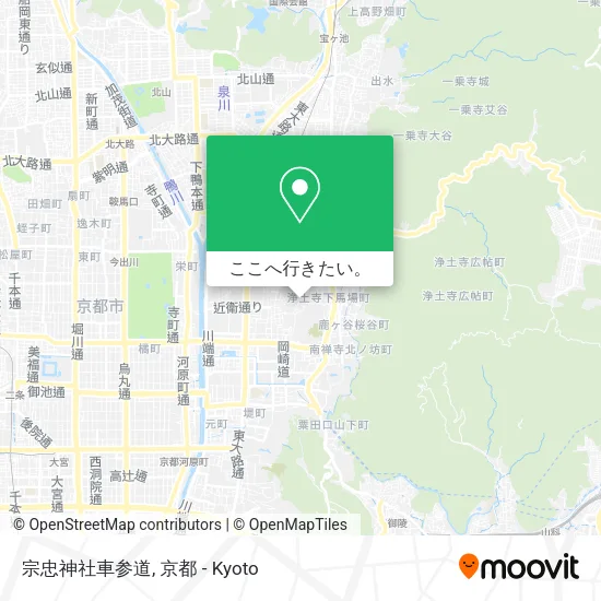宗忠神社車参道地図