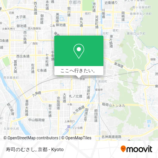 寿司のむさし地図